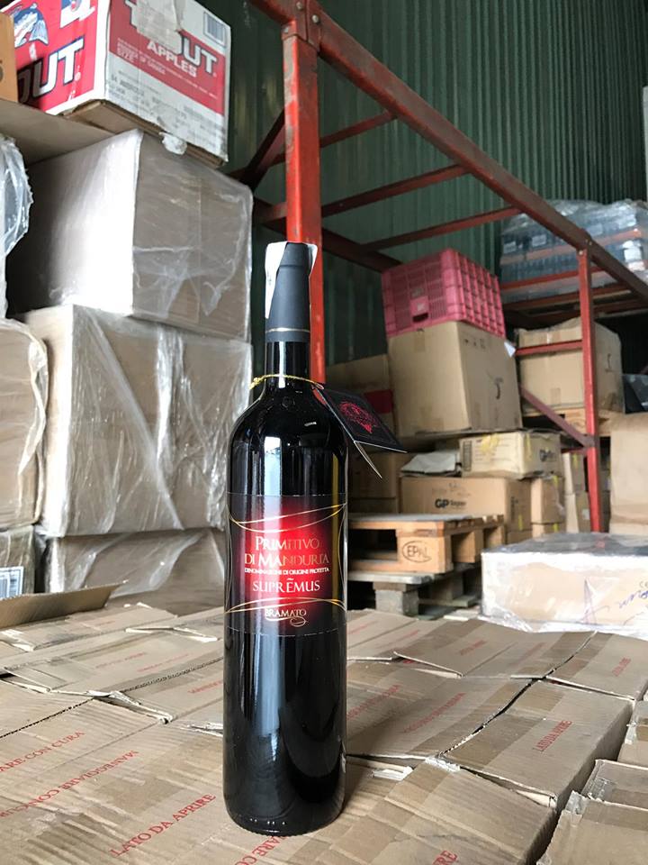 Rượu vang Ý PRIMITIVO DI MANDURIA SUPREMUS 18 độ