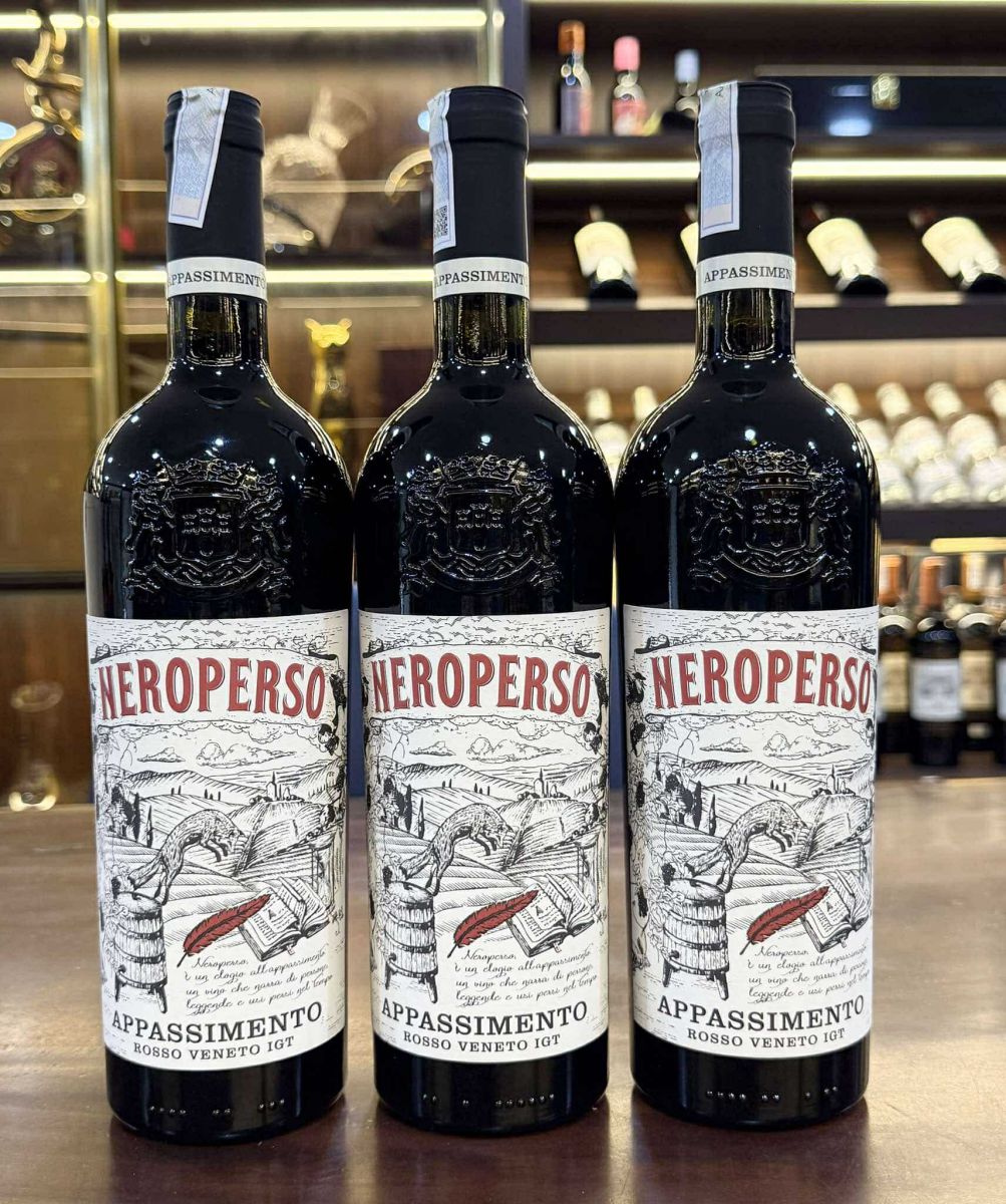 Rượu vang đỏ Neroperso Appassimento Rosso Veneto 15% 