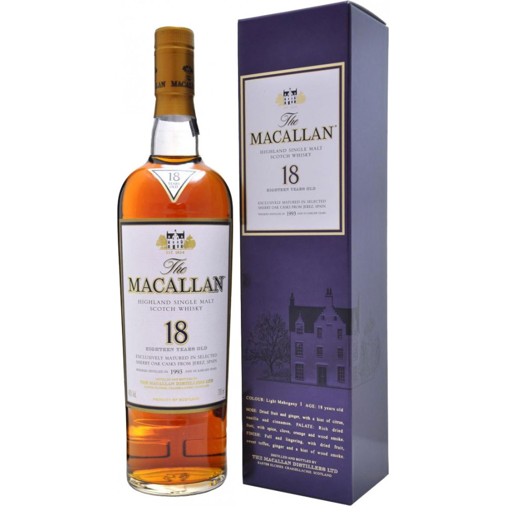 Macallan 18 Years Old